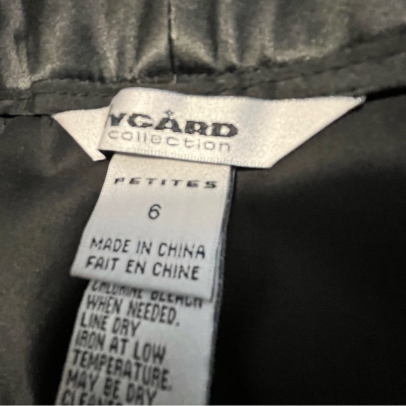 Black Satin Pants by Peter Nygard Petites - Picture 8 of 9